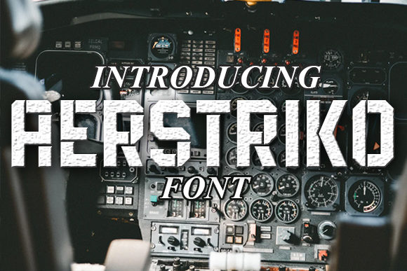 Aerstriko: A Distinctive Display Font for Modern Marketing