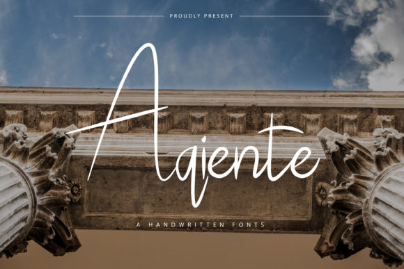 Aqiente: A Font for Crafters and Creative Hands