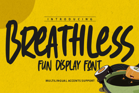 Breathless: The Urban Display Font for Consistent Branding