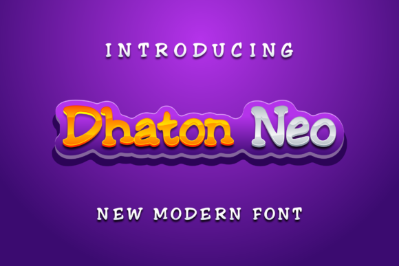 Bring Retro Charm to Your Projects with Dhaton Neo Typeface