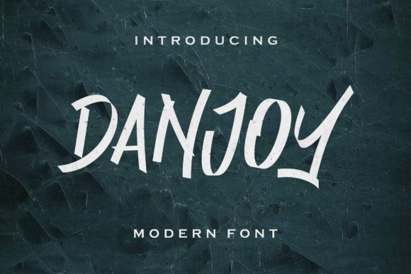 Danjoy: A Display Font for Refined Editorial Moods