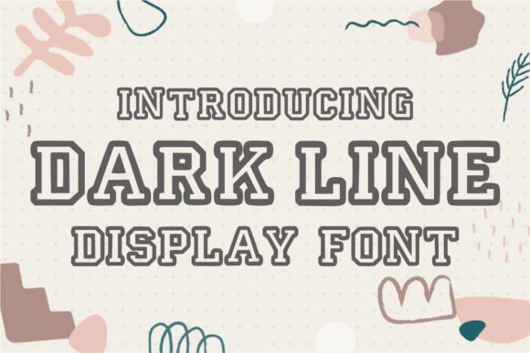 Dark Line Font Makes Campaign Messages Bold and Clear