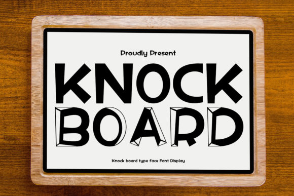 Designing Bold Labels with Knock Board Typeface