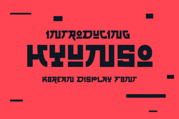 Hyunso Korean Style Font for Sharp, Bold Campaign Graphics