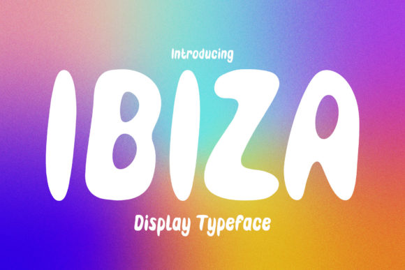 Ibiza: A Playful Typeface for Editorial Storytelling