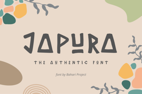 Japura: A Display Font for Campaigns That Need a Unique Voice