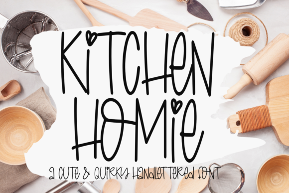 Kitchen Homie: A Font Designed for Casual Editorial Charm
