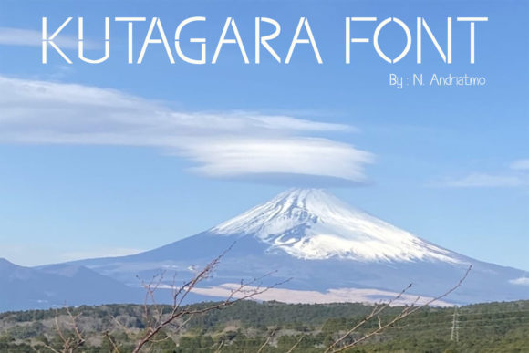 Kutagara: A Display Font for Modern Branding Projects