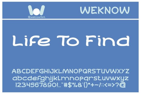 Life to Find Font: A Bold Display Typeface for Digital Visibility