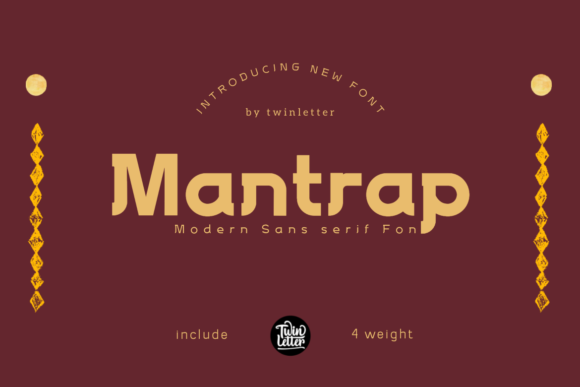 Mantrap: A Display Font Built for Bold Campaigns