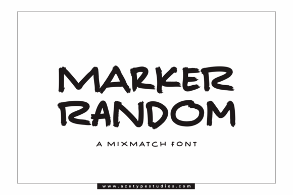 Marker Random: The Casual Font That Powers Your Creative Business