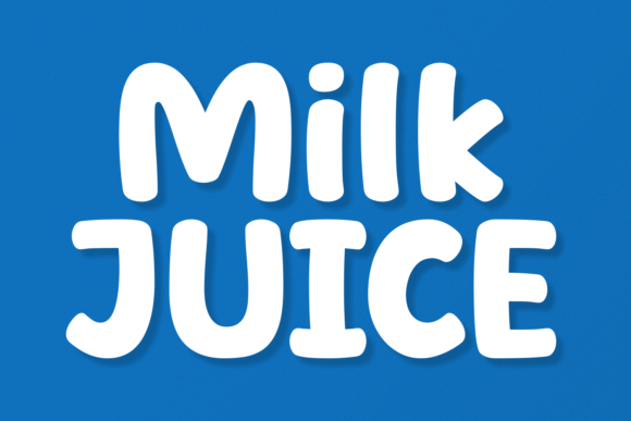 Milk Juice: The Creative Font for Your Handmade Shop