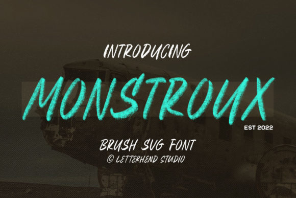 Monstroux: A Display Font Built for Visual Impact