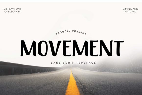 Movement: A Display Font That Breathes Life Into Digital Layouts