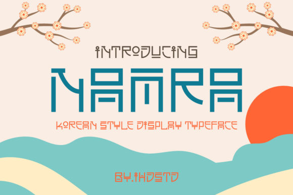 Namra: A Distinctive Display Font for Editorial Personality