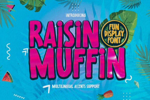 Raisin Muffin: A Display Font for Digital Visibility
