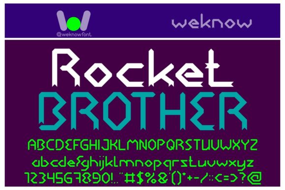 Rocket Brother Font in Real Branding Projects