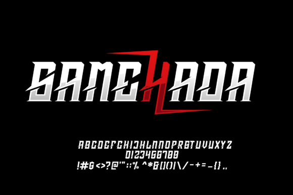 Samehada: The Bold Font for Campaigns That Need to Speak Loudly