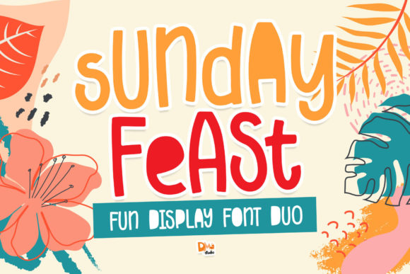 Sunday Feast: A Display Font for Editorial Creativity