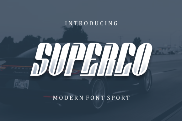 The Superco Font: A Bold and Authentic Display Font for Crafters