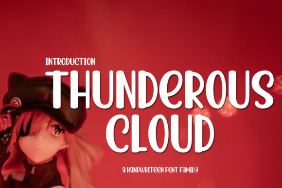 Thunder Clouds: A Display Font for Dynamic Digital Design