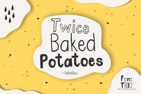 Twice Bake Potatoes Font: A Design Asset for Clear Campaigns