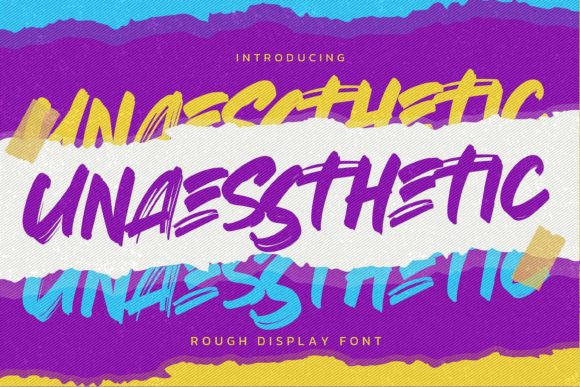 Unaessthetic: The Display Font That Gives Your Products a Futuristic Edge