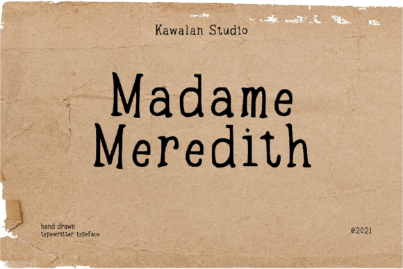 Why Madame Meredith Is a Standout Vintage Display Font